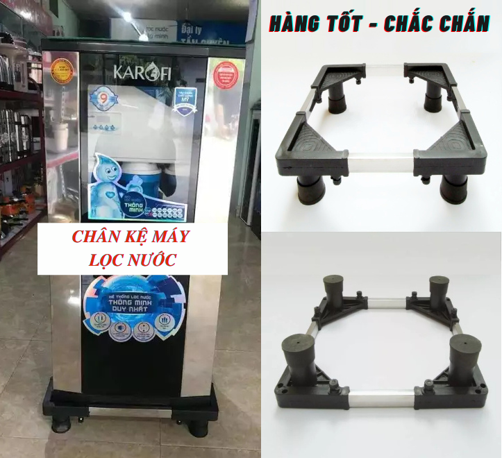 [GIÁ TỐT] CHÂN KỆ MÁY LỌC NƯỚC ĐA NĂNG CHẤT LIỆU INOX 304 CHỐNG RỈ CAO CẤP, BỌC NHỰA CHỐNG TRƠN TRƯỢT - GIÁ ĐỠ MÁY GIẶT, TỦ LẠNH ĐA NĂNG THIẾT KẾ THÔNG MINH TÙY CHỈNH KÍCH THƯỚC THEO SẢN PHẨM