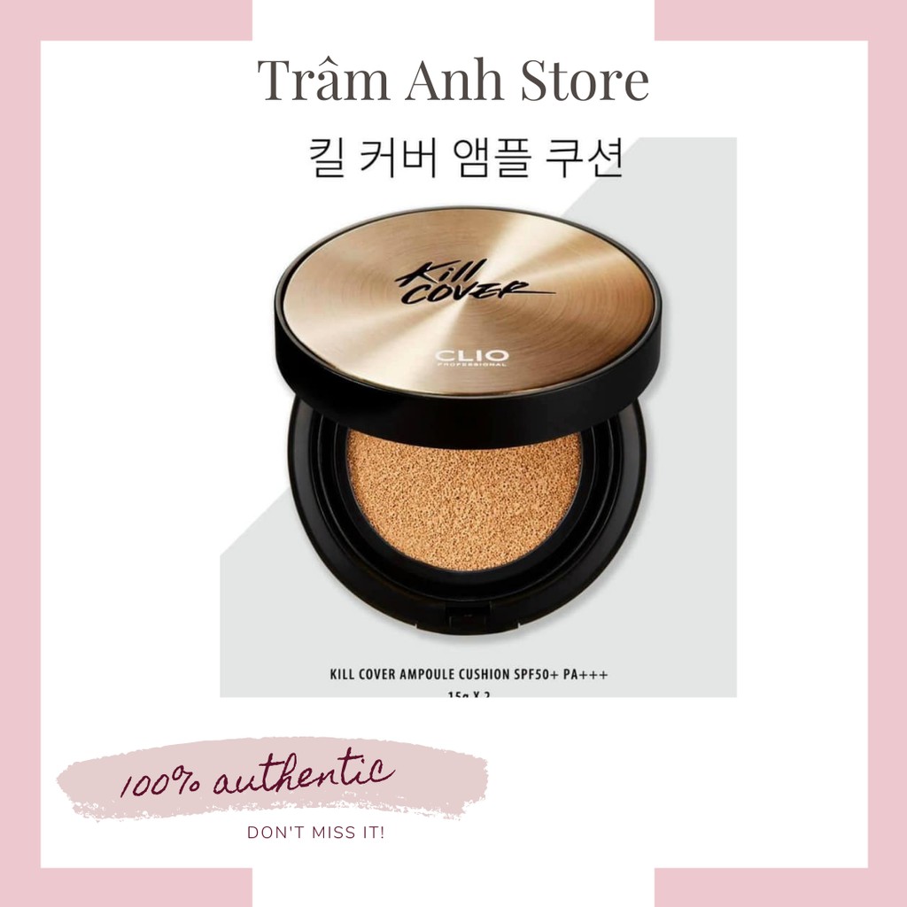 Phấn nước clio kill cover ampoule spf 50+