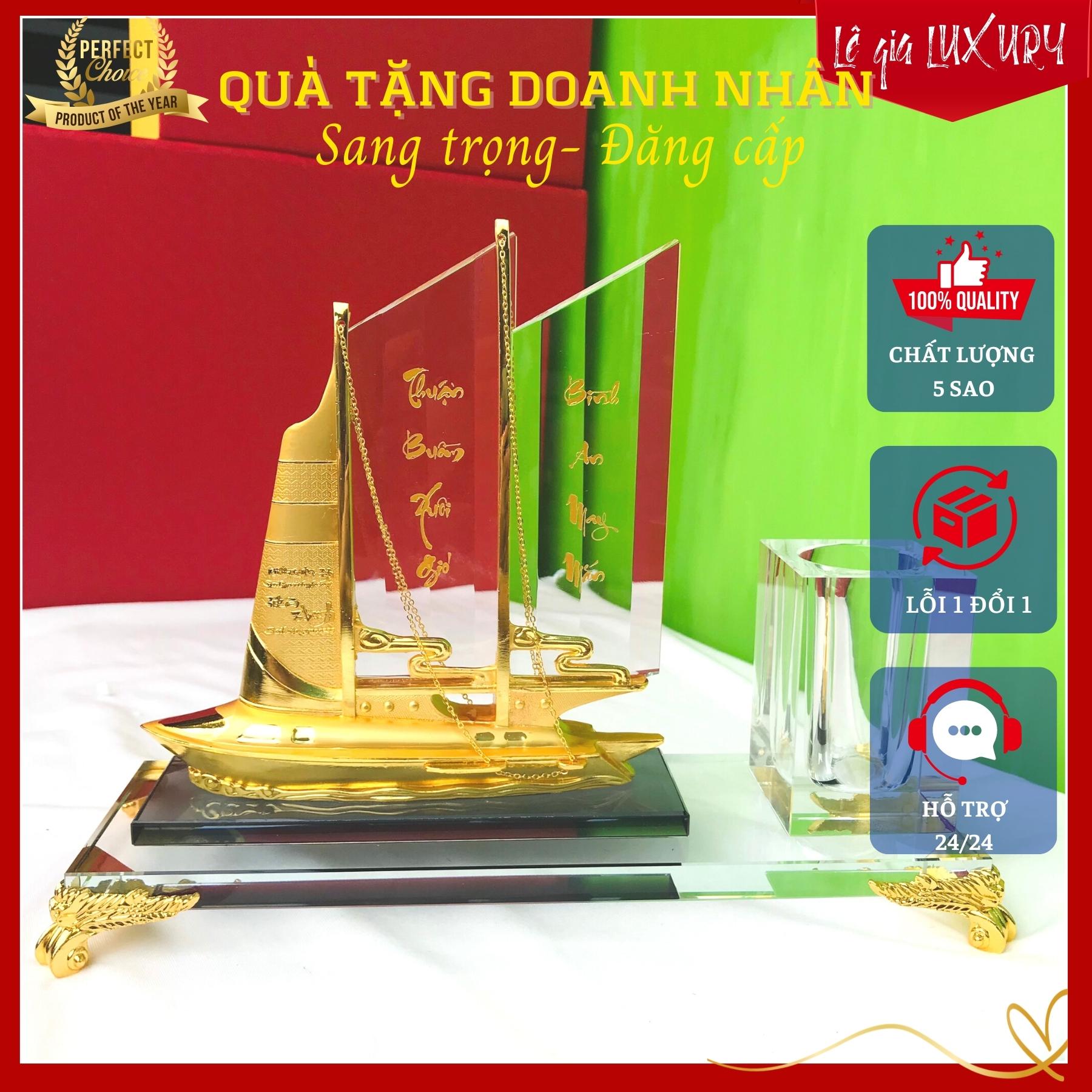 Hộp đựng bút đẳng cấp doanh nhân, Hộp đựng bút Thuyền buồm, Hộp đựng bút Pha Lê K8 Cao Cấp, Quà Tặng Doanh Nhân