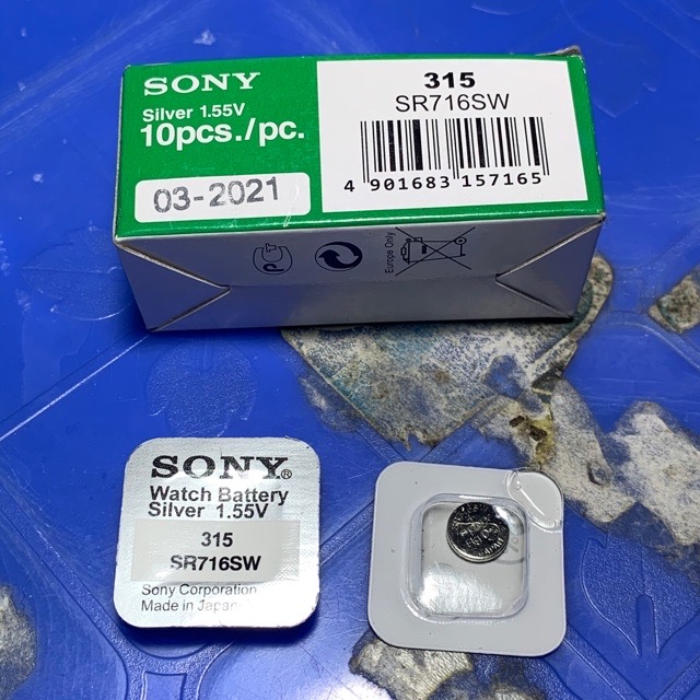 PIN ĐỒNG HỒ Sony  SR716SW-315  Chính hãng