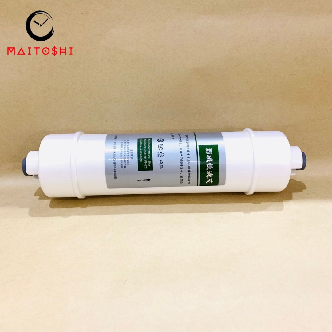 Lõi Lọc nước số 9 Lõi AKALINE trung hòa PH tăng độ kiềm trong nước 7.2-8.5 . lõi lọc trung hòa độ kiềm phù hợp sinh hoạt ăn uống Bảo vệ sức khỏe