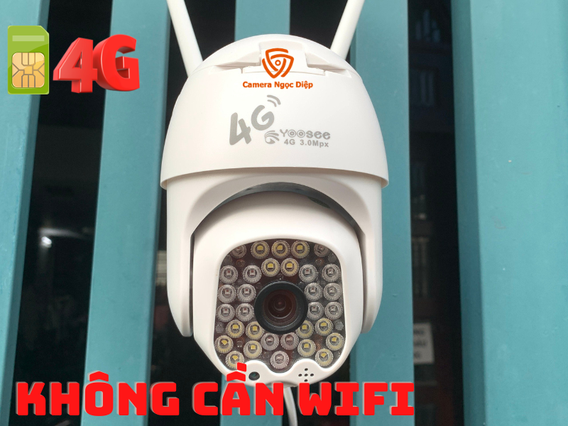 Camera yoosee d32s, 4g 3.0mp utrahd 1296p, ip wifi ngoài trời