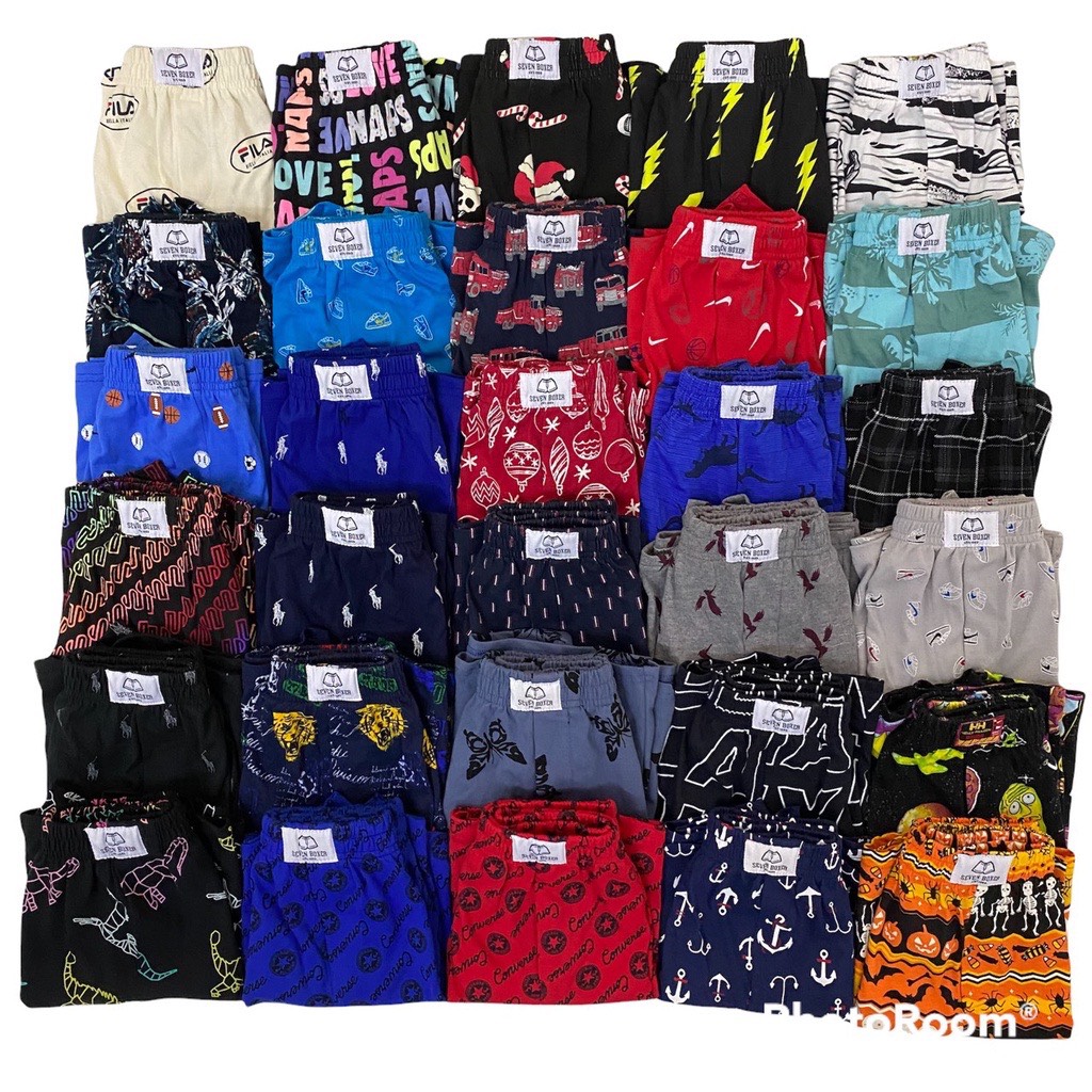 Combo 5 Quần đùi ngủ nam thun cotton co giãn, quần đùi nam mặc nhà
