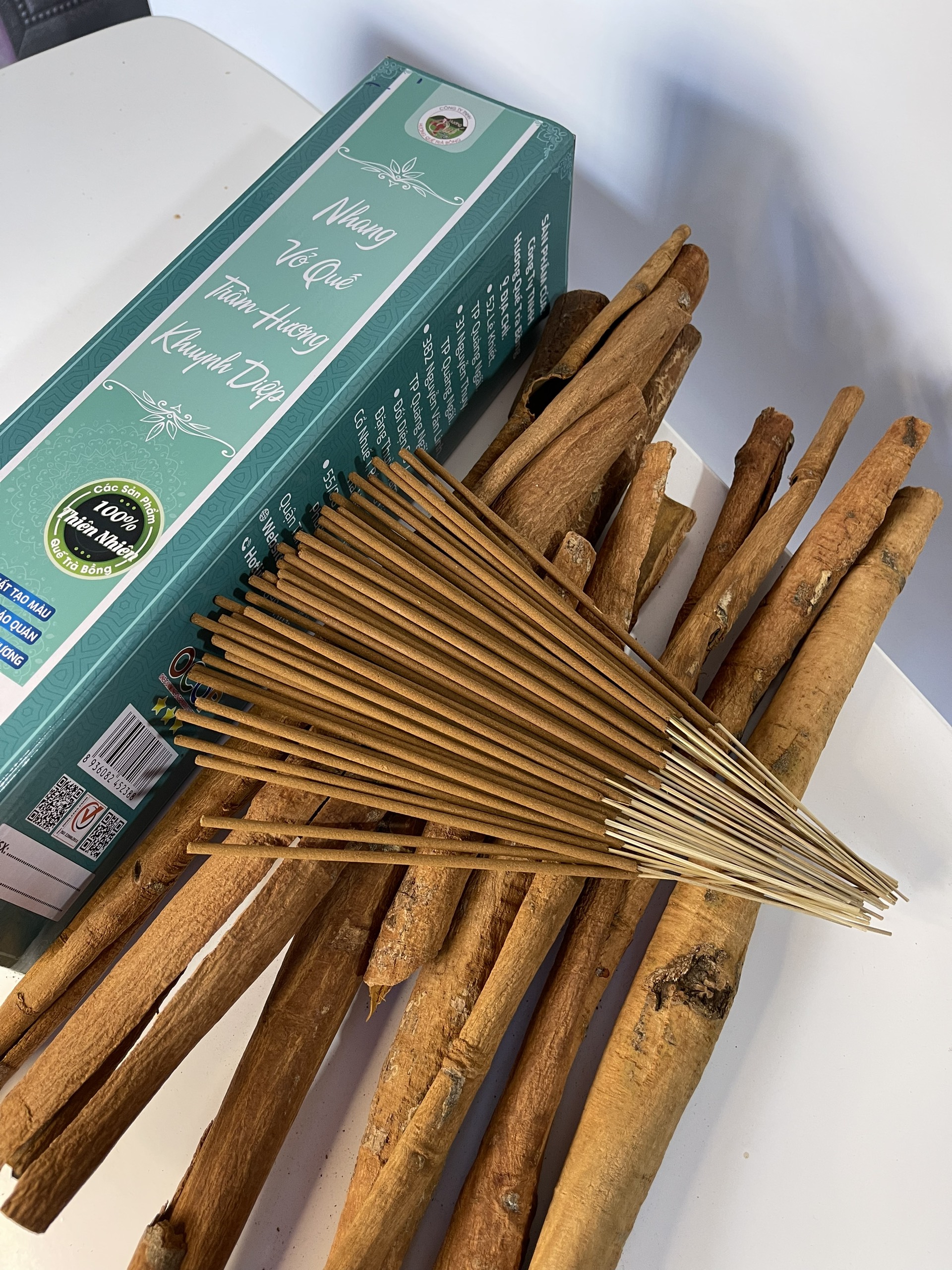 Nhang quế cạo vỏ lâu năm - hương quế trà bồng quảng ngãi 1kg