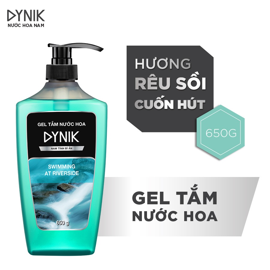 Gel tắm nam dynik hương rêu sồi cuốn hút 650g