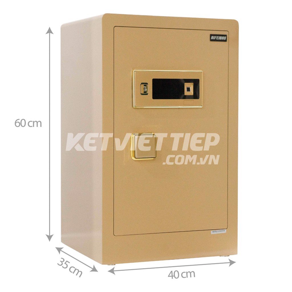 Két sắt thông minh Aifeibao HK-M/D-60-BL Nhập khẩu chính hãng khóa vân tay điện tử cao cấp Bảo hành 2 năm toàn quốc