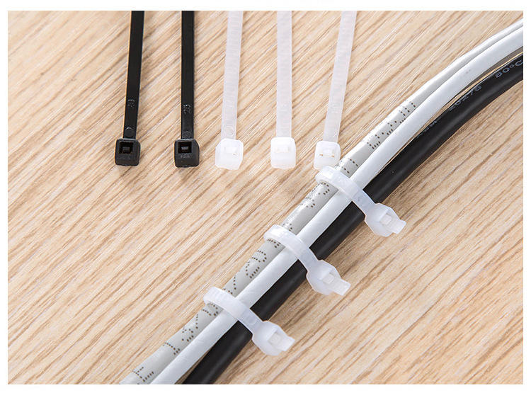 Combo 80 dây rút dài 15cm - 20cm - 25cm trắng