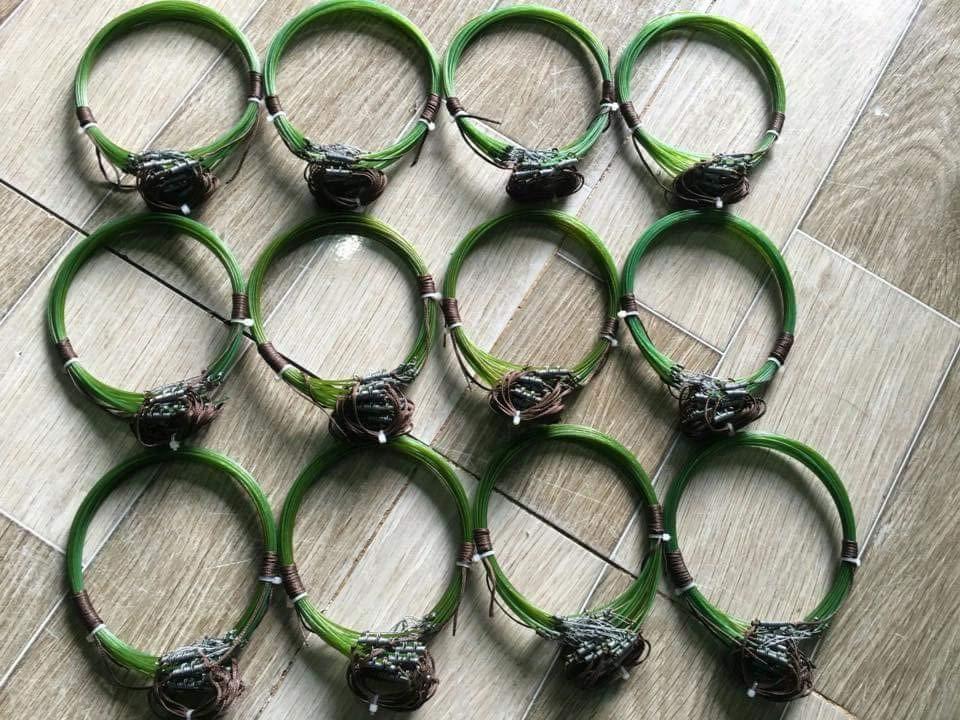 2 bộ thòng dây bẫy quốc, bip, cúm núm, gà đồng