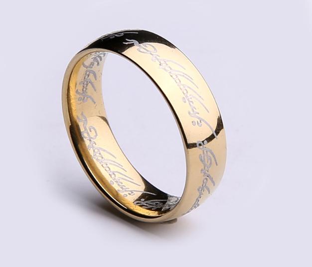 Nhẫn chữ cổ may mắn titan