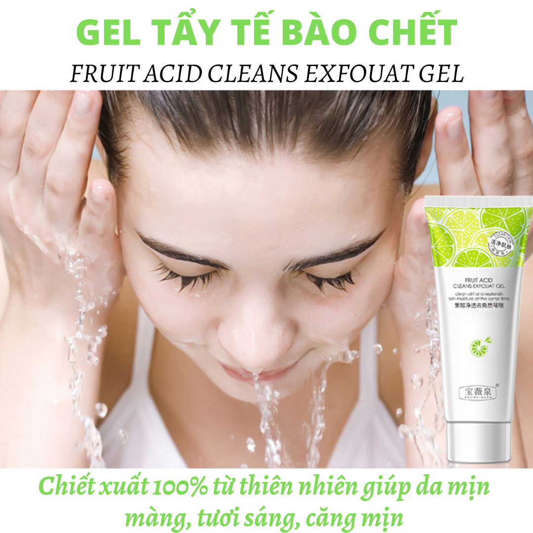 Gel tẩy tế bào chết bổ sung collagen trắng da ,ngừa mụn, dưỡng ẩm làm mịn màng sạch mụn đầu đen