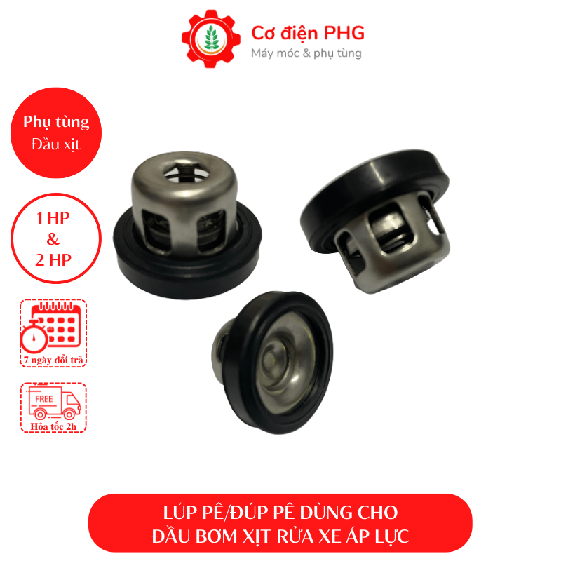 Đúp bê - van 1 chiều - lúp bê máy bơm xịt rửa xe áp lực | 1HP - 2HP