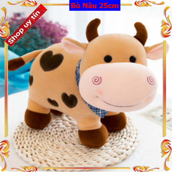 Thú Bông Bằng Bông Bò Bông Ba vì Lông Mềm Mịn Cao cấp