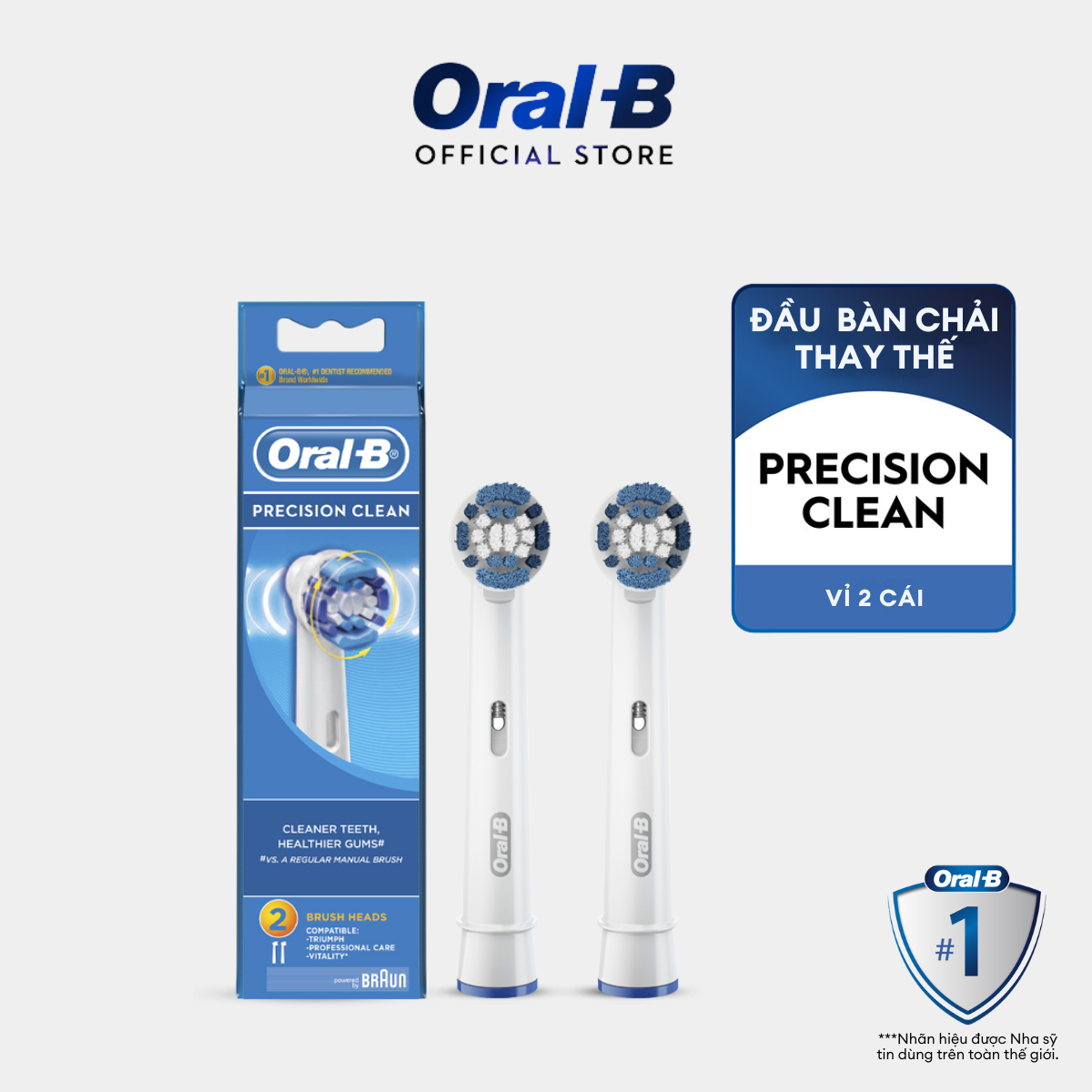 Đầu Bàn Chải Điện Oral-B Precision Clean