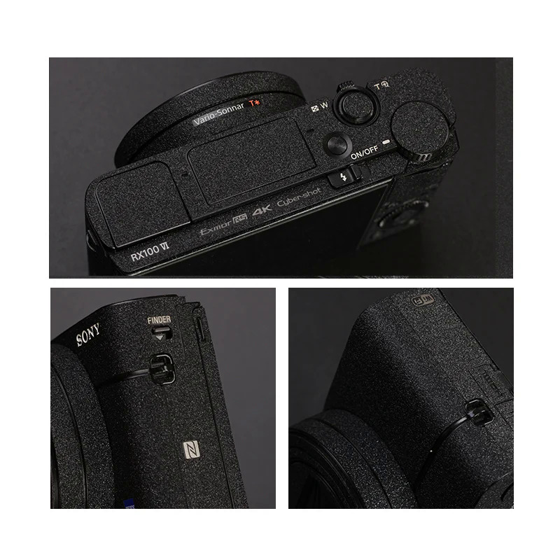 Chống trầy xước máy ảnh cơ thể bảo vệ Nhãn Dán da cho Sony Rx100 vi VII V IV va III ZV-1 zv1m2 vlog máy ảnh áo bọc shinning