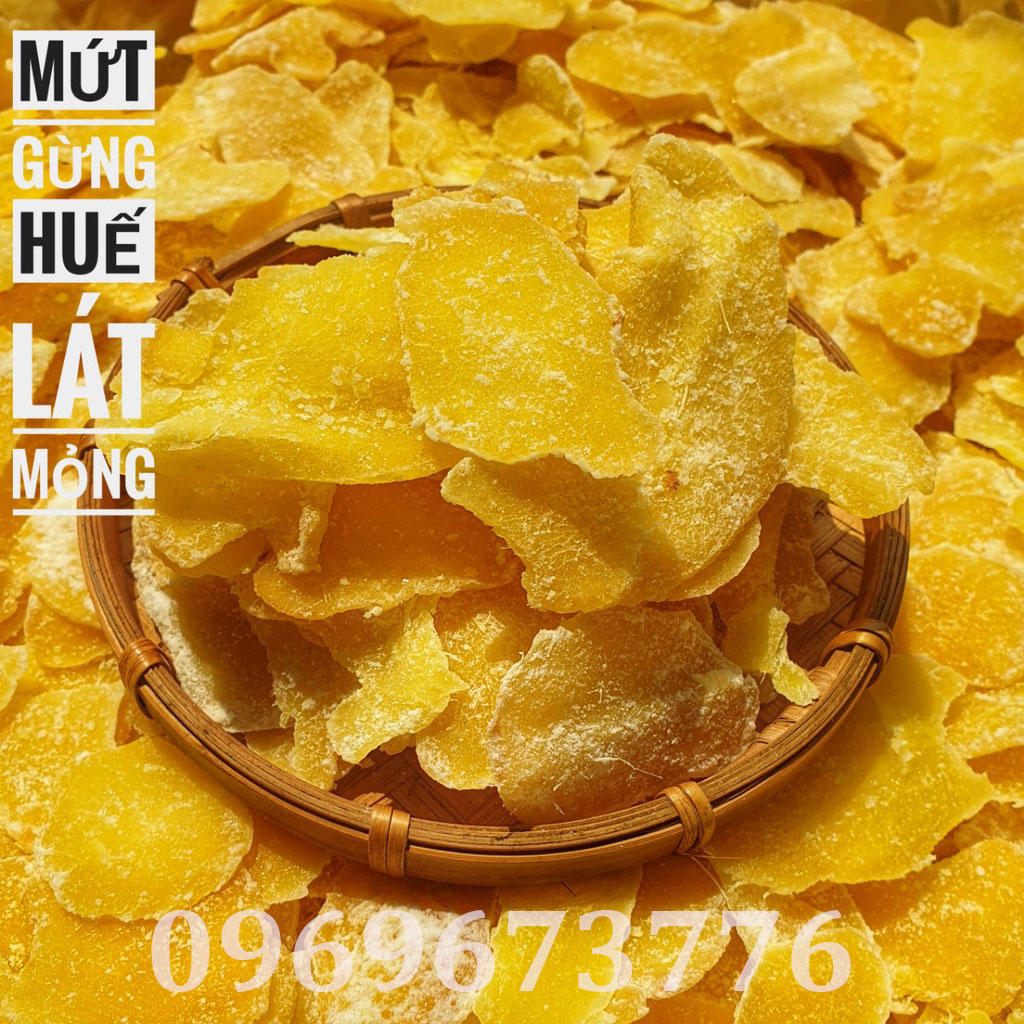 Mứt gừng huế lát mỏng túi 200g/500g/1kg