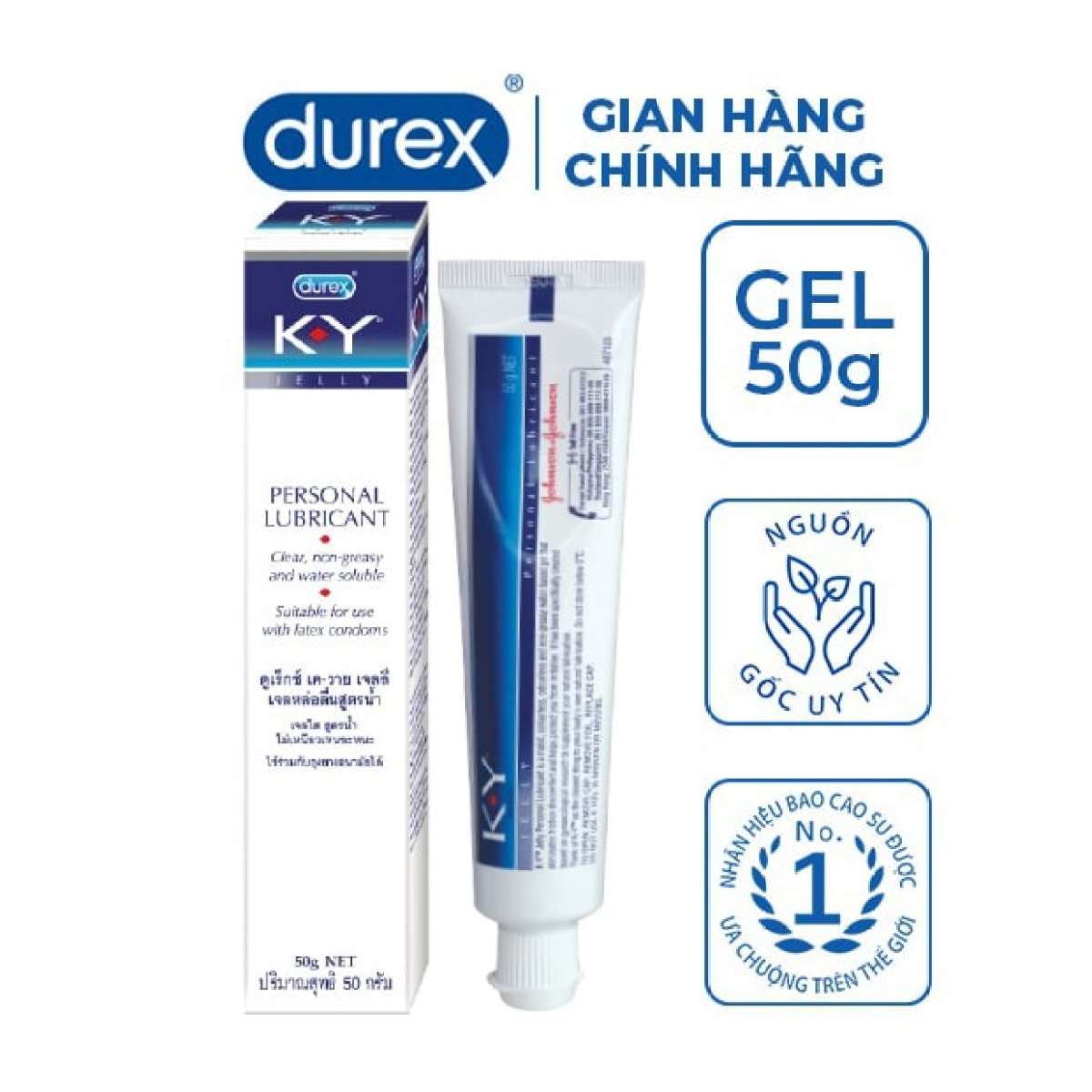 [HCM]Gel bôi trơn Durex K-Y Jelly 50g -
