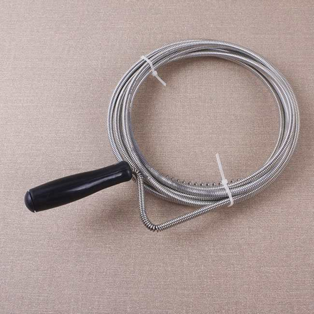 Dây thông tắc cống xoắn có tay cầm 3m thép hợp kim