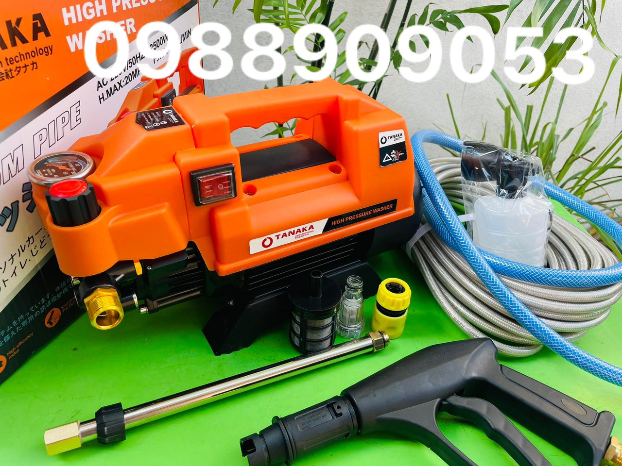 Máy rửa xe - Máy rửa xe Tanaka  CÓ CHỈNH ÁP  SIÊU MẠNH SIÊU BỀN BỈ -