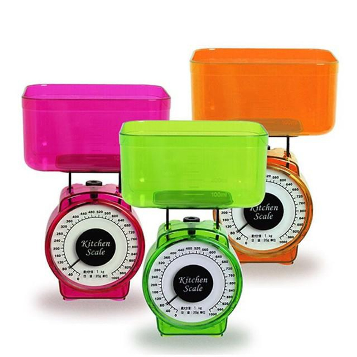 Cân tiểu ly nhà bếp kitchen scale 1kg hàng xuất nhật nhỏ gọn tiện lợi chính xác