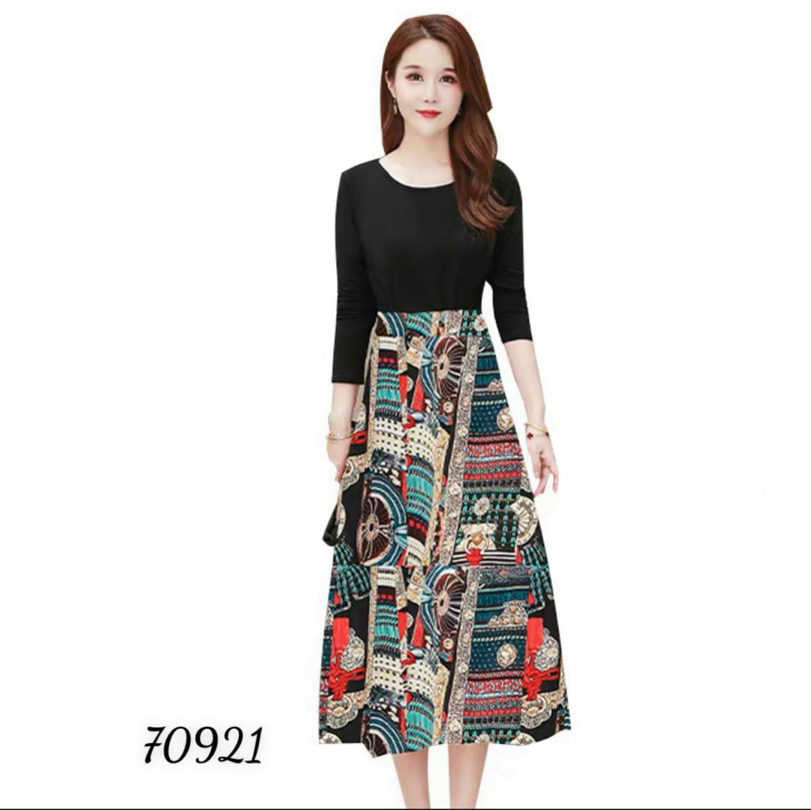 Set váy thổ cẩm kèm áo - hn