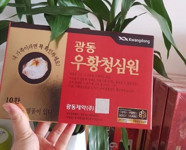 [ Hàng Như Hình ] An Cung Ngưu Hoàng Hàn Quốc, An Cung Hàn Quốc Kwangdong Gold Nội Địa