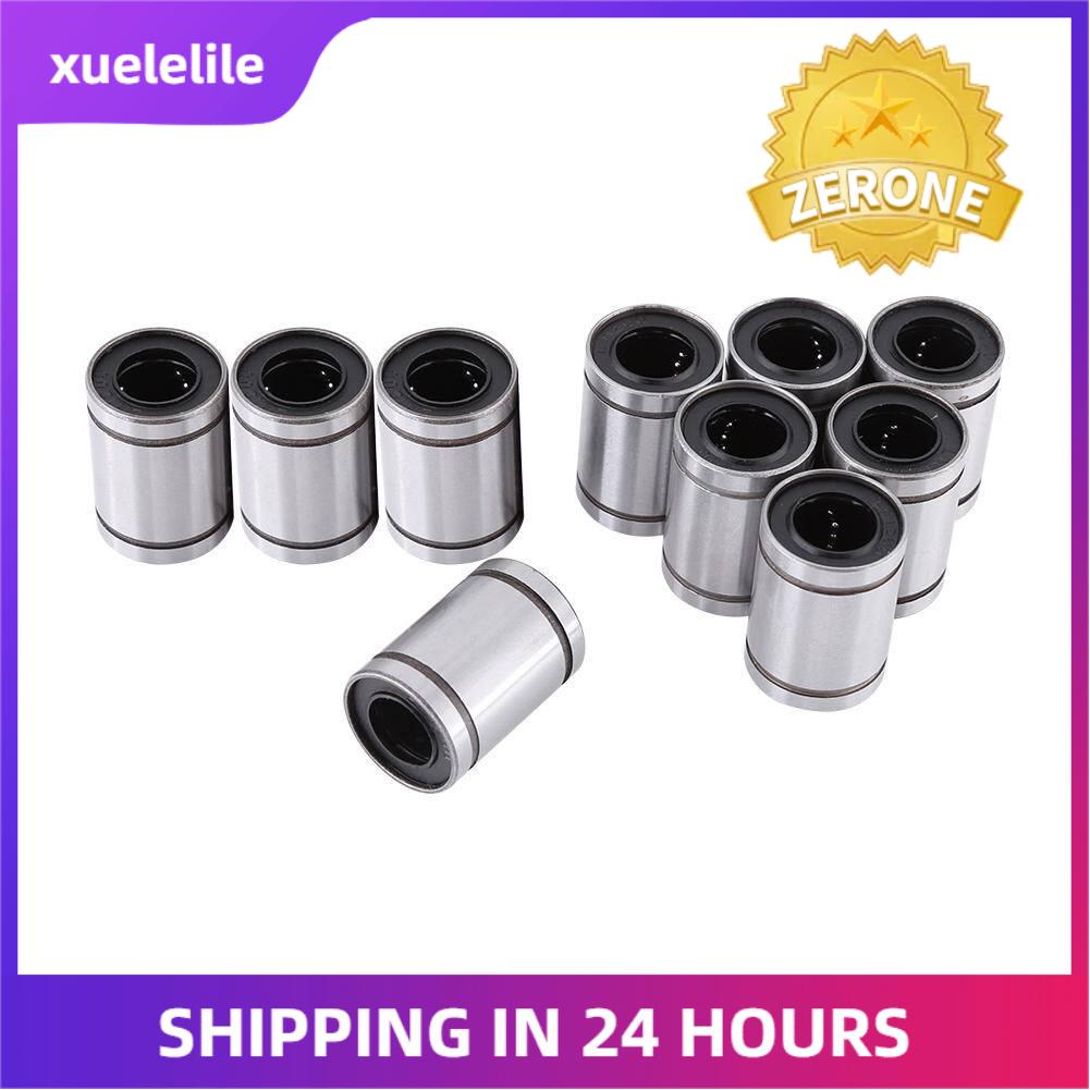 10 Cái Ống Lót Ổ Bi Vòng Bi Chuyển Động Tuyến Tính Chuyển Động Tuyến Tính LM12UU 12Mm, Cho Máy In 3D 12Mm Phụ Tùng CNC