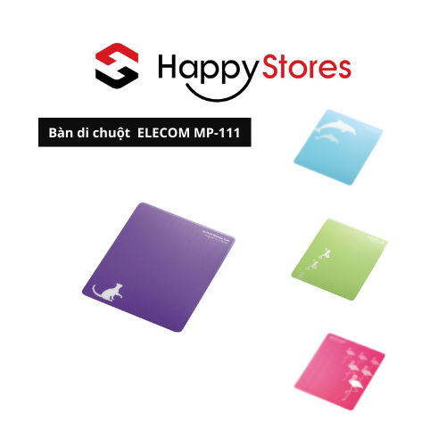 Bàn di chuột hình động vật elecom mp-111 chính hãng