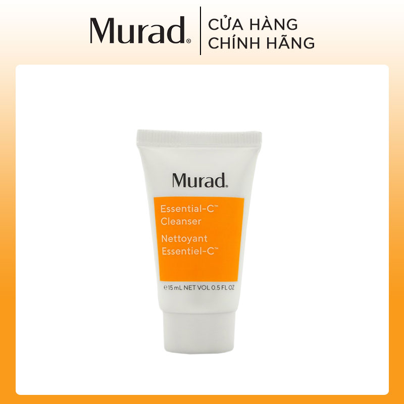 [ HÀNG TẶNG KÈM KHÔNG BÁN] Sữa rửa mặt làm khỏe và phục hồi độ ẩm MURAD ESSENTIAL-C CLEANSER 15ml