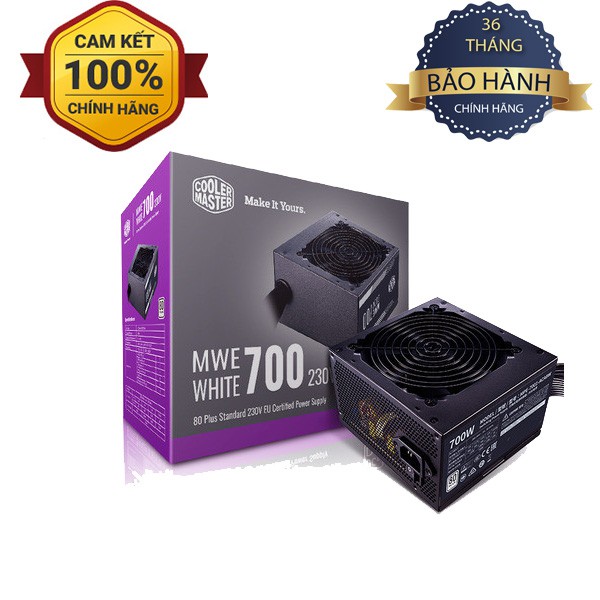 Nguồn máy tính cooler master mwe bronze 700 v2 80 plus bronze
