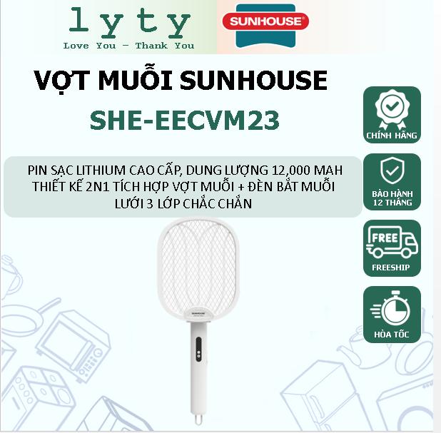 VỢT MUỖI SUNHOUSE SHE-EECVM23. ĐẸP-BỀN-TIỆN DỤNG