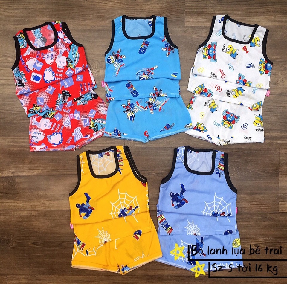 SET Đồ bộ bé trai in hình