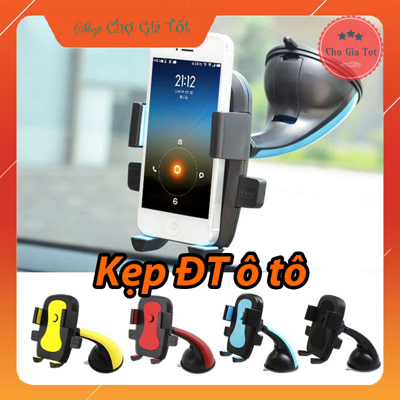 Đế kẹp điện thoại gắn kính trên ô tô