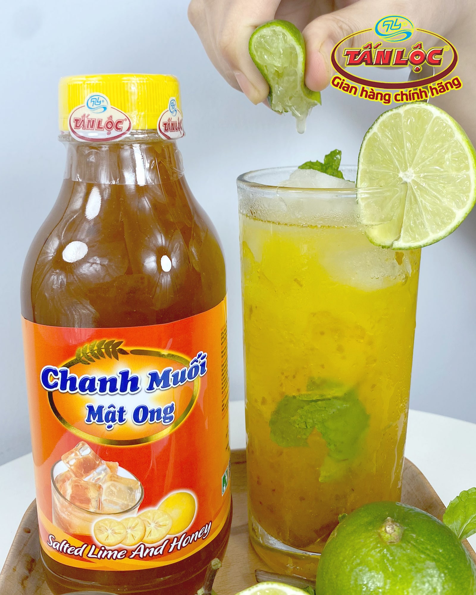 Chanh Muối Mật Ong 700gr Tấn Lộc Ngọt, chua, mặn tự nhiên, bổ dưỡng cho sức khỏe