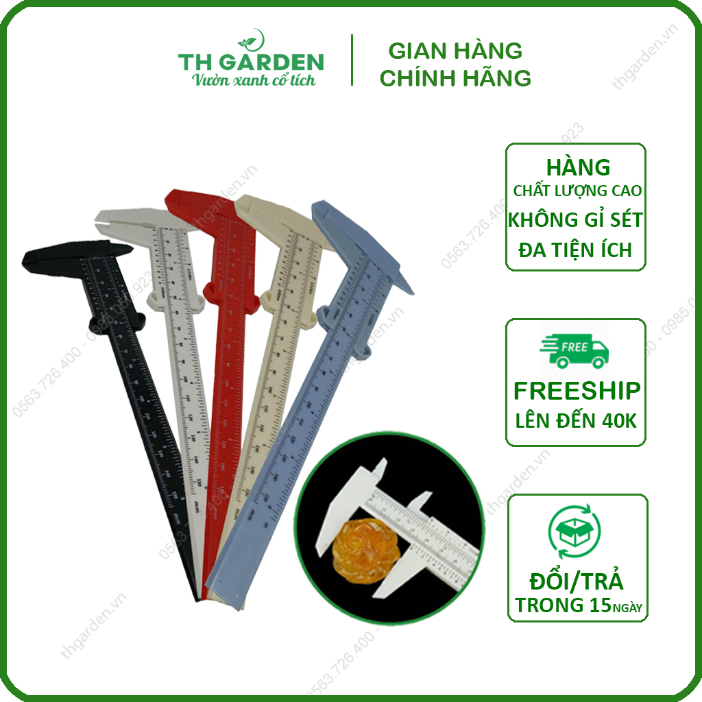 Thước kẹp cơ th garden 150mm bằng nhựa cao cấp