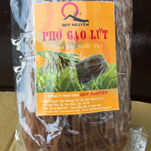 Phở gạo lứt quy nguyên - phở lứt chùa long hương