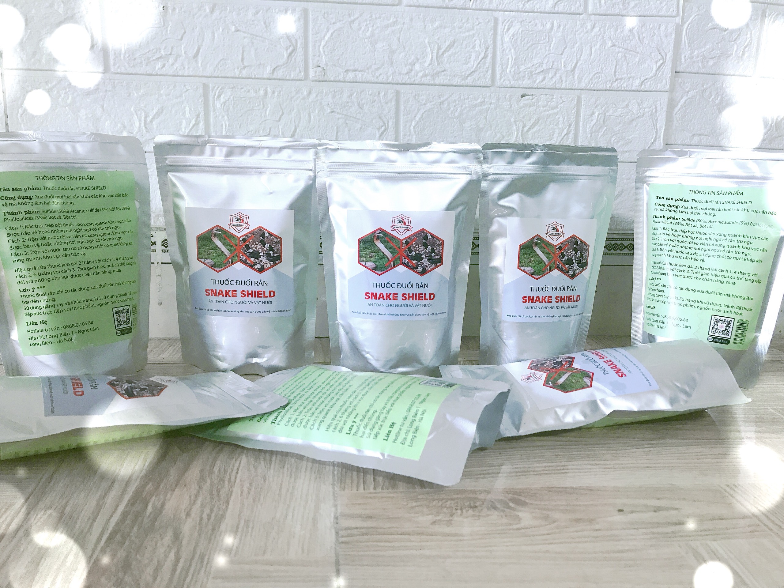 Thuốc đuổi rắn - Xua đuổi rắn hàng Việt Nam gói 400gr