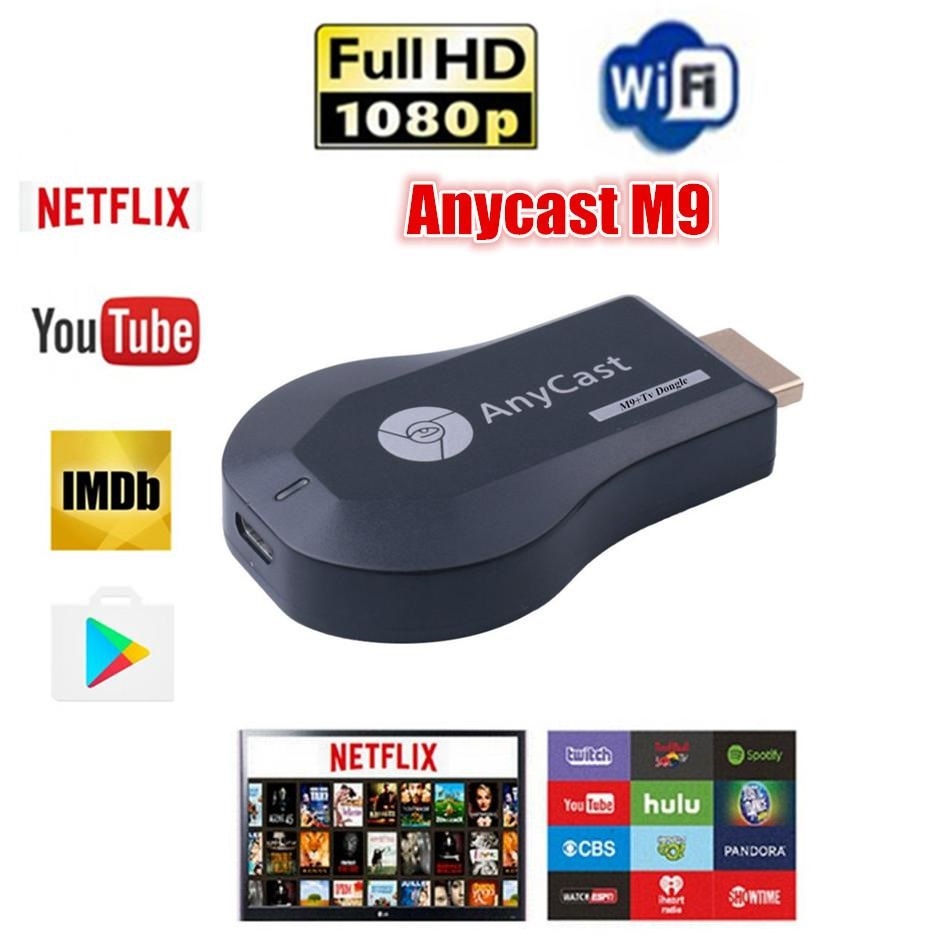 Hdmi không dây anycast m9 kết nối điện thoại sang tivi tốc độ kết nối siêu nhanh 1080p wifi hdmi anycast m9 chính hãng