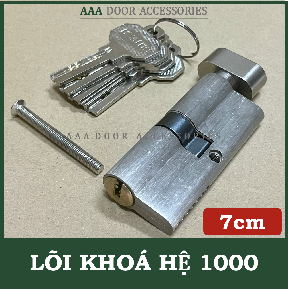 Lõi ruột khoá cửa đi hệ 1000 7f