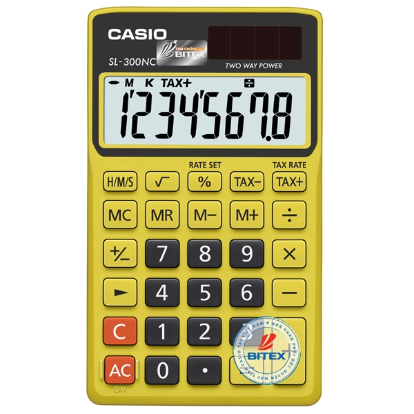 Fahasa - máy tính casio sl 300nc - byw