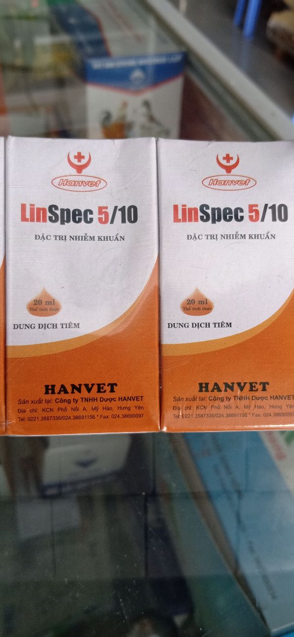 Linspec 5/10 20ml viêm phổi, viêm phế quản Hanvet - 130