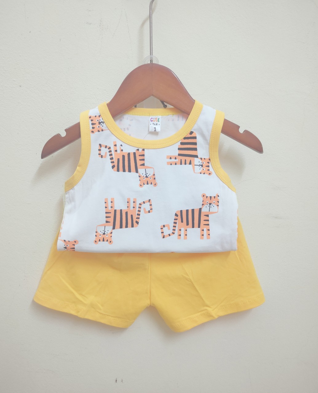 Bộ thun sát nách cho bé 8-18kg