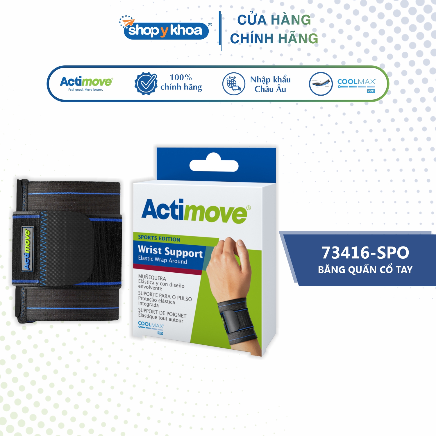 Băng quấn cổ tay 73416-spo actimove wrist support