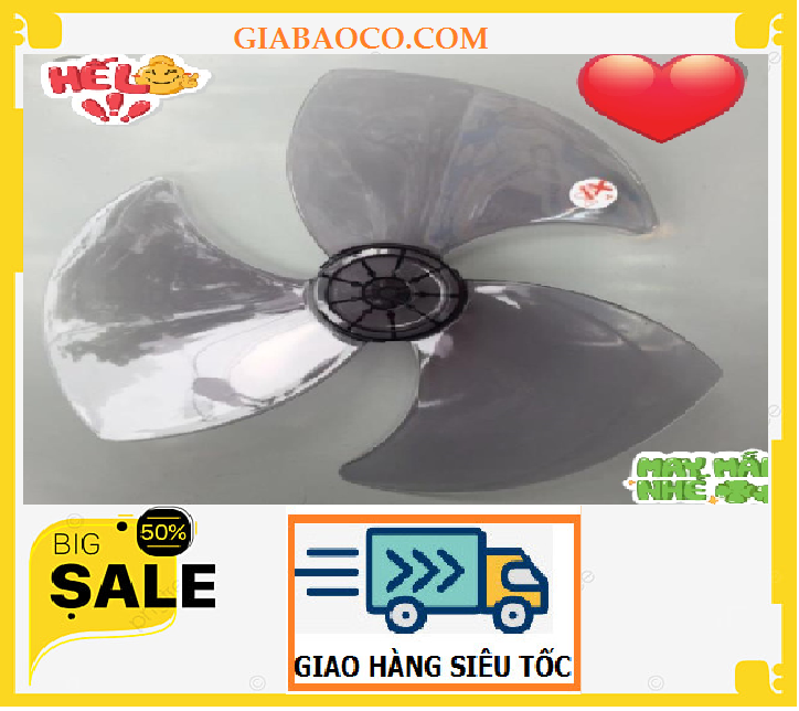 Cánh quạt 3 cánh: b3-30cm & b4-40cm cánh trong