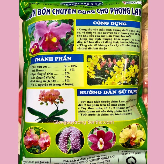 Phân bón chuyên dùng cho phong lan