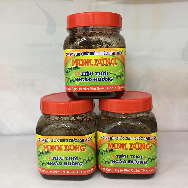 Combo 3 hộp tiêu tươi ngào đường - Đặc sản Phú Quốc