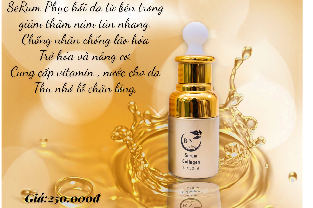 ⚡ serum collagen bn white dưỡng trắng da, mờ nám