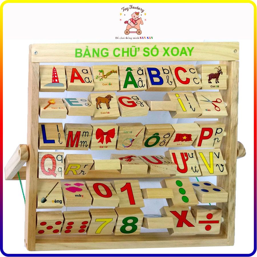 Bảng chữ cái tiếng việt và số xoay
