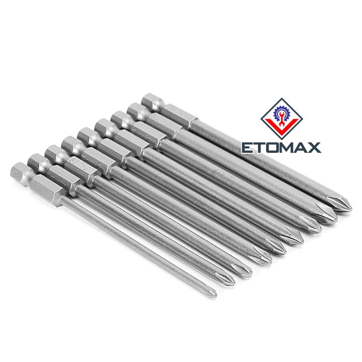 Bộ 8 đầu vặn vít lục giác 4 cạnh cao cấp