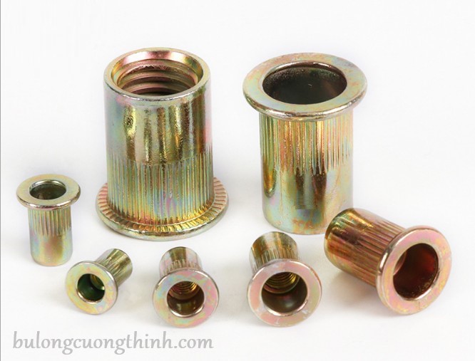Gói 100 cái tán rút m4/ecu rút m4/đinh tán rút m4. chất liệu: mạ kẽm
