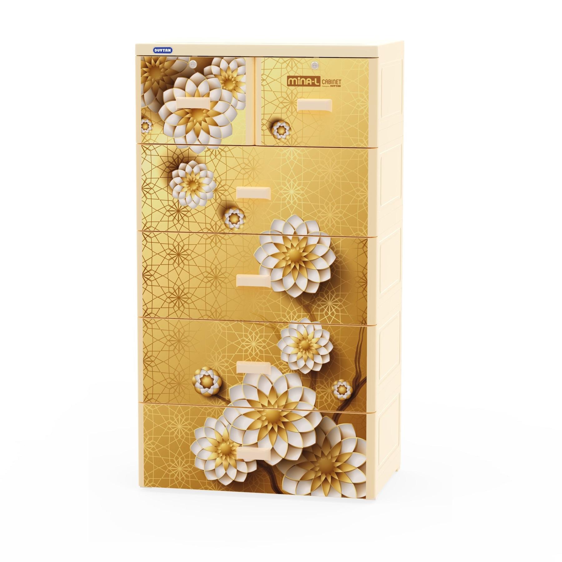 Tủ nhựa cao cấp duy tân mina-l 5 tầng